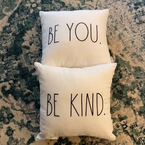 Rae Dunn pillows, set of 2, NWOT